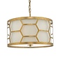 Esteem - Modern Gold Leaf Drum Feature Light