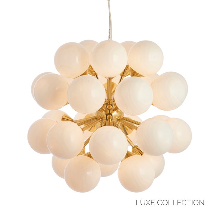 Marcel - Large Mid Century Feature Light - Brushed Brass