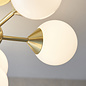 Arne - Mid Century Semi-Flush Ceiling Light - Brushed Brass