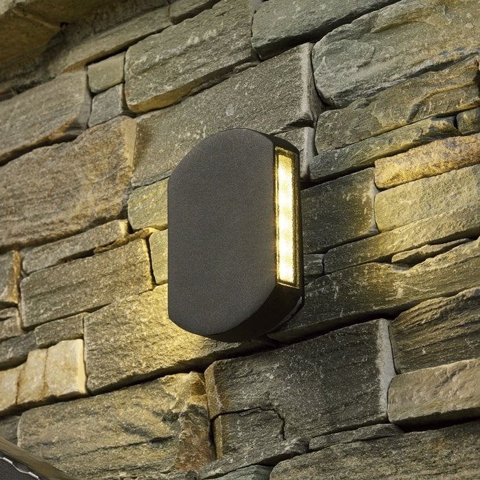 Falcon - Outdoor LED Wall Washer Wall Light - Dark Matt Grey