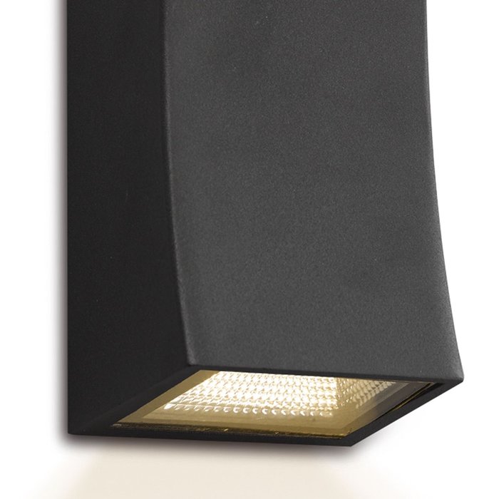 Jax - Modern Up and Down Outdoor LED Wall Light - Dark Grey