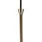 Swing - Musical Trombone Feature Pendant - Polished Gold Plating