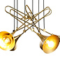 Swing - Large Musical Trombone 6 Light Feature Pendant - Polished Gold Plating