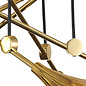 Swing - Large Musical Trombone 6 Light Feature Pendant - Polished Gold Plating