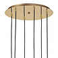 Swing - Large Musical Trombone 6 Light Feature Pendant - Polished Gold Plating