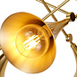 Swing - Musical Trombone  Semi-Flush Ceiling Light - Polished Gold Plating