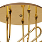 Swing - Musical Trombone  Semi-Flush Ceiling Light - Polished Gold Plating