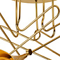 Swing - Musical Trombone  Semi-Flush Ceiling Light - Polished Gold Plating
