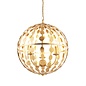 Alvo - Gold Leaf Orb Feature Pendant