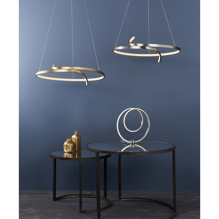 Raphael - Gold Band Minimalist Statement LED Light