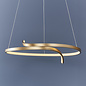 Raphael - Gold Band Minimalist Statement LED Light