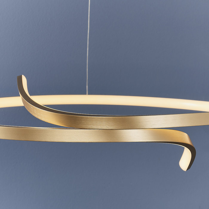 Raphael - Gold Band Minimalist Statement LED Light