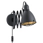 Burley Wall Light - Black Industrial Concertina Extendable Wall Light