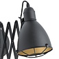 Burley Wall Light - Black Industrial Concertina Extendable Wall Light