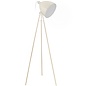 Cheshire - Sand & White Tripod Floor Lamp