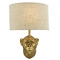 Marcel - Aged Gold Monkey Feature Wall Light