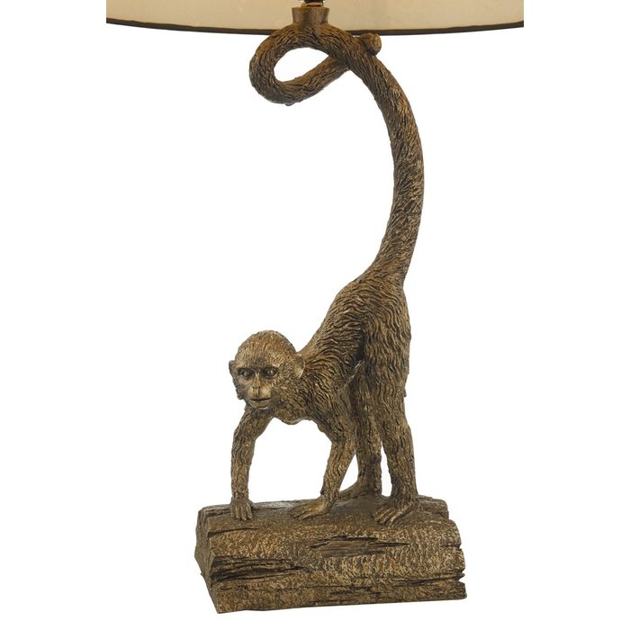 Wayne - Bronze Monkey Table Lamp