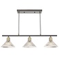 Bide - Industrial Bar Pendant Light - Prismatic Glass