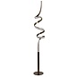 Helix - LED Spiral Floor Lamp - Metal/Rustic Brown/Acrylic