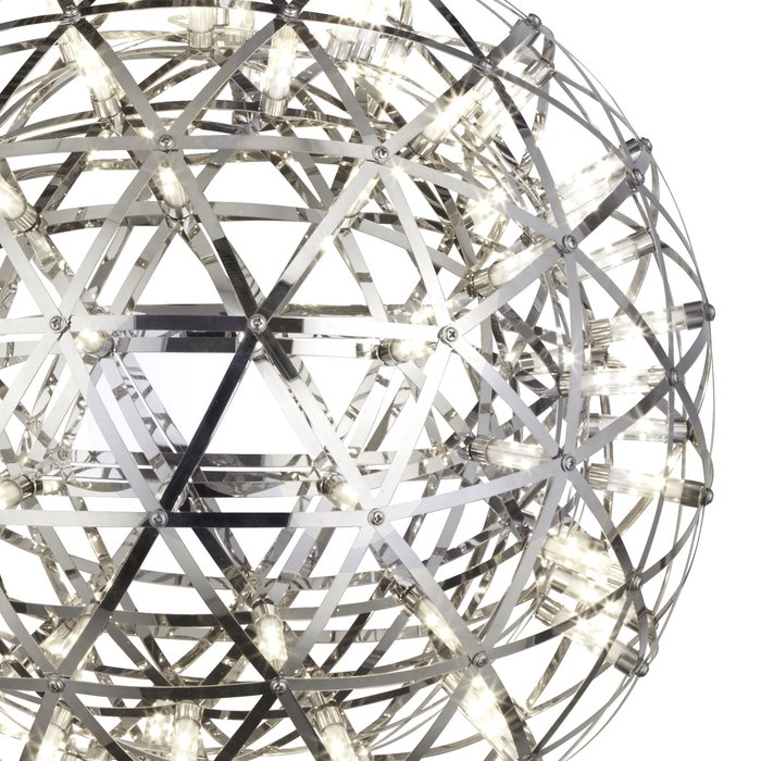 Firework -  Contemporary Chrome LED Sphere Feature Light - Large