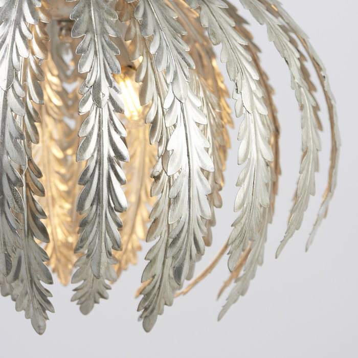 Flora - Silver Leaf Ceiling Light