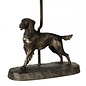 Oscar - Bronze Patina Dog Statuette Table Lamp