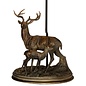 Stag - Bronze Patina Deer Table Lamp