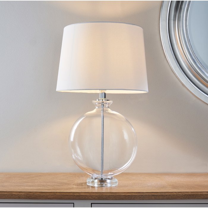 Wainwright - Clear Glass Vase Designer Table Lamp