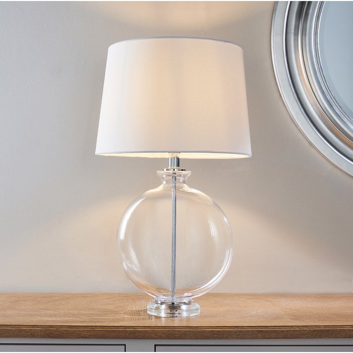 Wainwright - Clear Glass Vase Designer Table Lamp