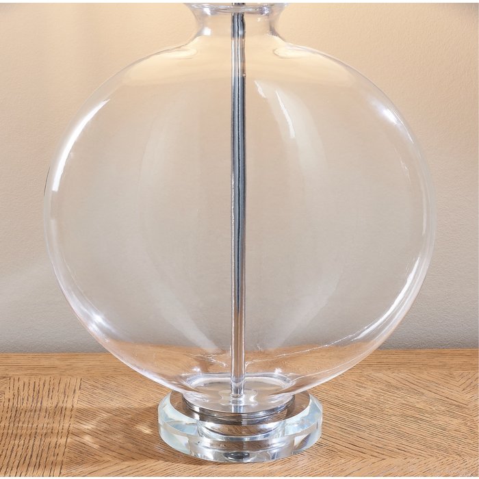 Wainwright - Clear Glass Vase Designer Table Lamp