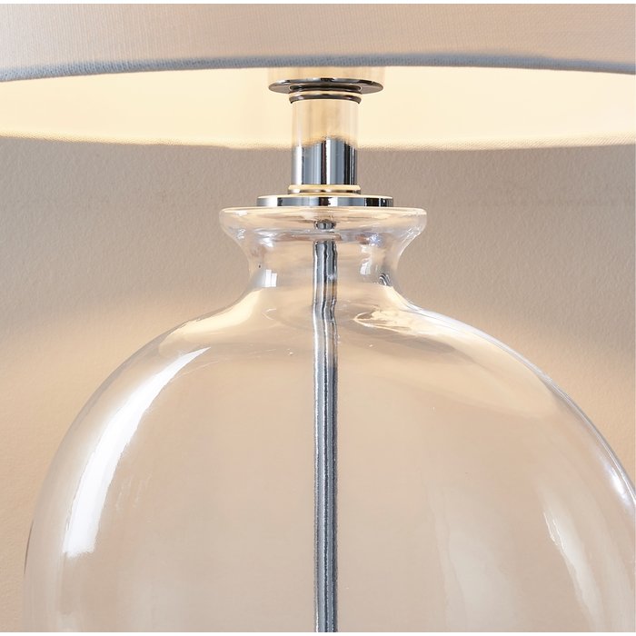 Wainwright - Clear Glass Vase Designer Table Lamp