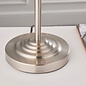 Townhouse - Chandelier Table Lamp - Natural Linen & Brushed Chrome