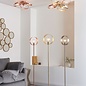 Hoop - Brushed Copper, Brass, Nickel Semi-Flush Feature Light