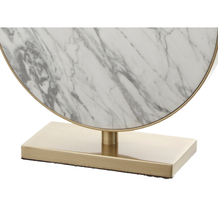 Disc - Marble Disc Feature Table Lamp