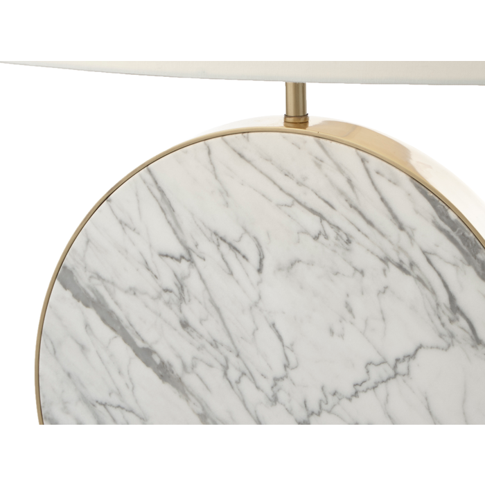 Disc - Marble Disc Feature Table Lamp