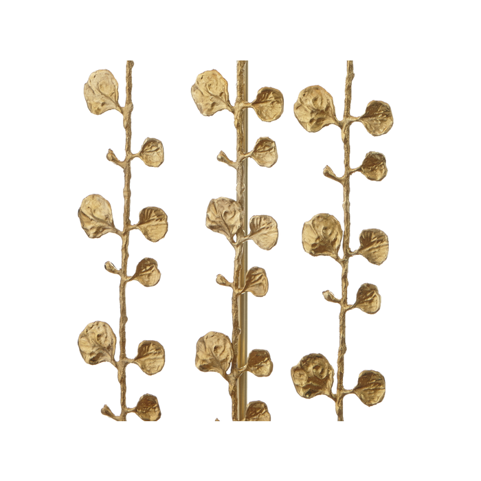 Eucalyptus - Large Solid Brass Leaf Table Lamp