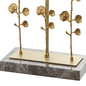 Eucalyptus - Large Solid Brass Leaf Table Lamp