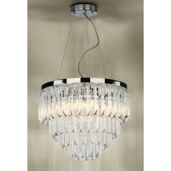 Prism - Modern Art Deco Tiered Crystal Chandelier