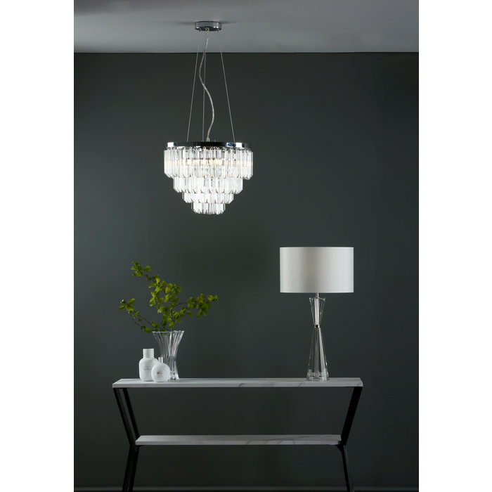 Prism - Modern Art Deco Tiered Crystal Chandelier