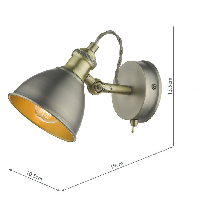 Croft - Single Vintage Style Spotlight