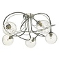 Ottawa -  5 Light Semi Flush Glass Fitting - Polished Chrome