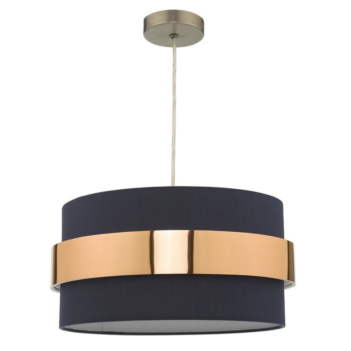 Sash - Modern Navy & Copper Easy Fit Shade