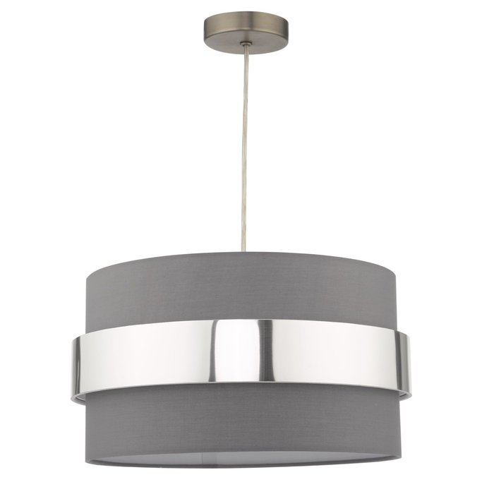 Sash - Modern Grey & Chrome Easy Fit Shade