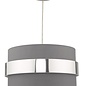 Sash - Modern Grey & Chrome Easy Fit Shade