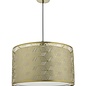 Munro  - Geometric Gold Drum Easy Fit Shade