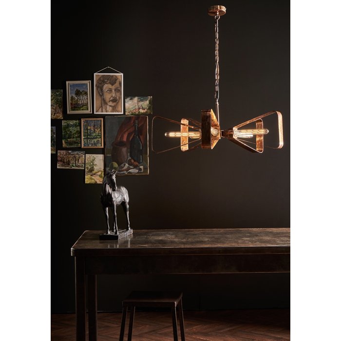 Savanna - Large Industrial Oiled Copper Feature Light