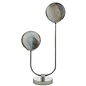 Marble - Planet Art Glass Table Lamp - Polished Chrome