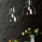 Upton - Solid Brass & Glass Industrial Pendant Light - David Hunt