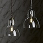 Upton - Solid Brass & Glass Industrial Pendant Light - David Hunt