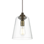 Oyster - Intricate Bronze & Glass Industrial Pendant Light - David Hunt